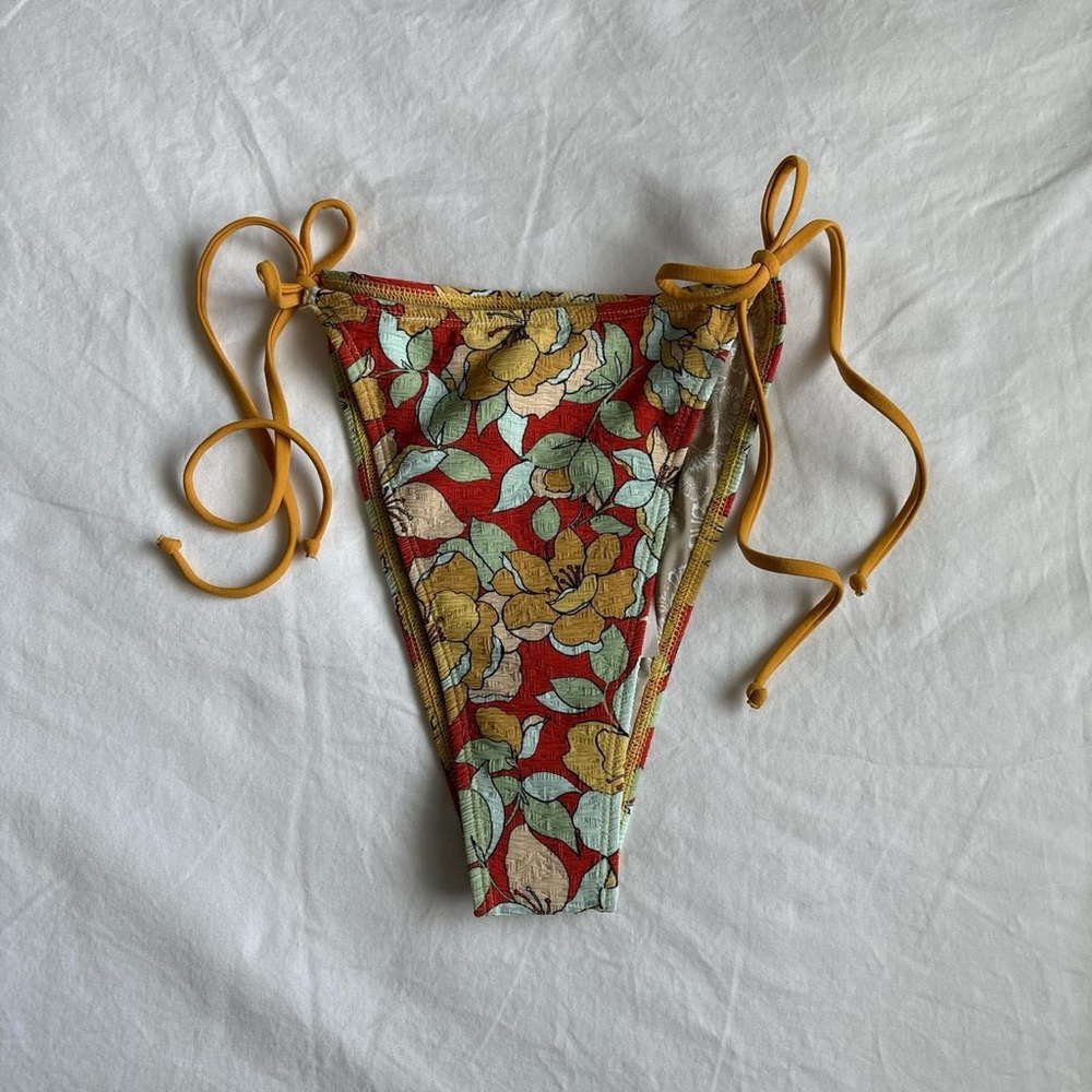 Free People Floral Bikini Bottom
